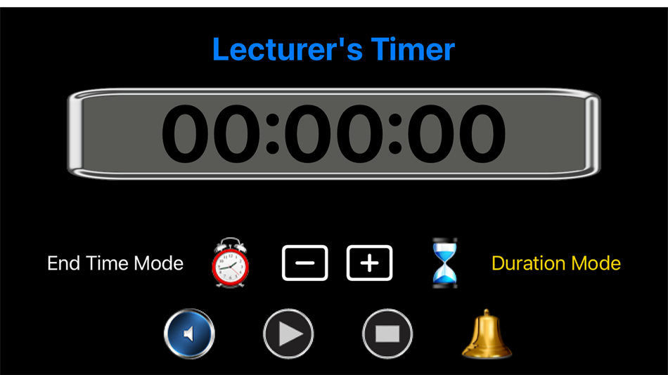 #1. Lecturer's Timer (iOS) 由: Steven R Robinson II