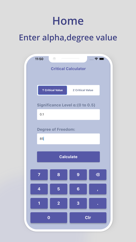 #2. Critical Value Calculator (macOS) 由: Ahmad Sattar