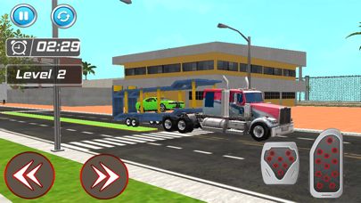 Euro Truck Driving Sim 3D Game Screenshot