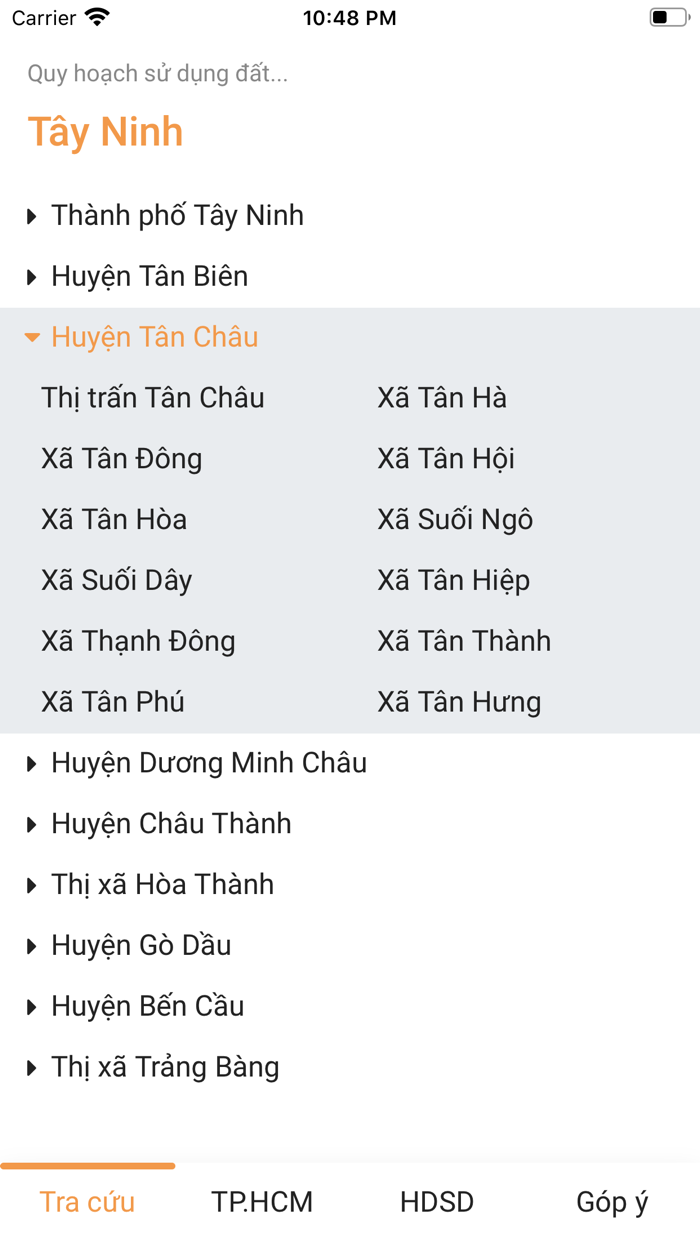 Quy hoạch Tây Ninh