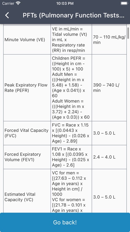 Pulmonary Function Tests PFTs screenshot-3