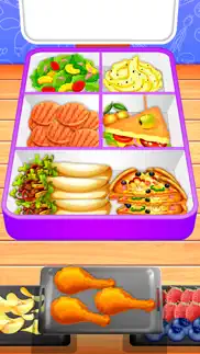 lunch box organizer game iphone screenshot 1