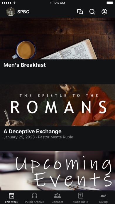 Summit Park Bible Church Screenshot