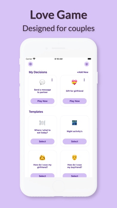 Love Decisions - Choice maker Screenshot
