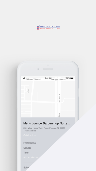 Mens Lounge Barbershop Screenshot