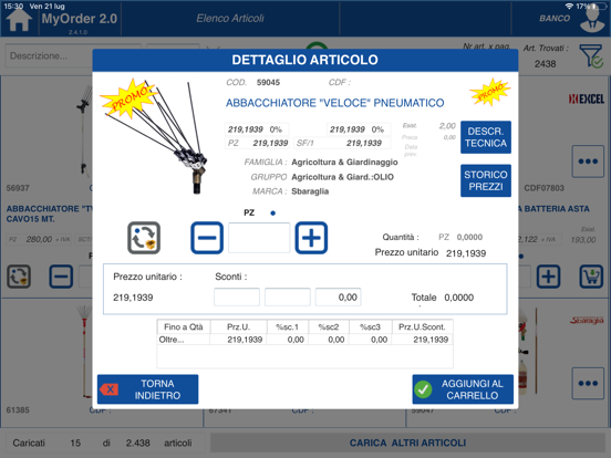 Screenshot #6 pour MyOrder Vianello