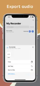 Voice Recorder - memos audio screenshot #2 for iPhone