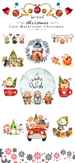 Game screenshot Cute Watercolor Christmas mod apk