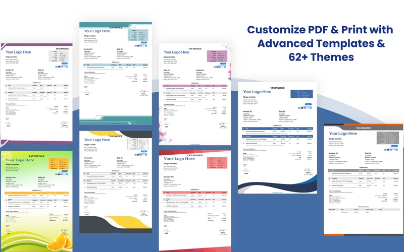 Screenshot #2 pour Bill Manager by Moon Invoice