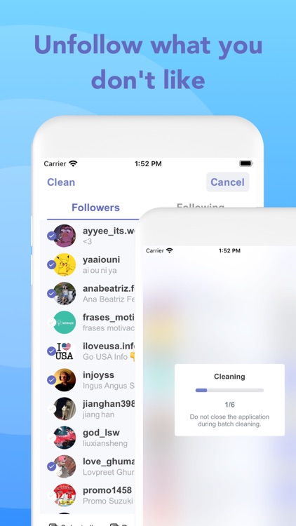 Repost & Clean for ig