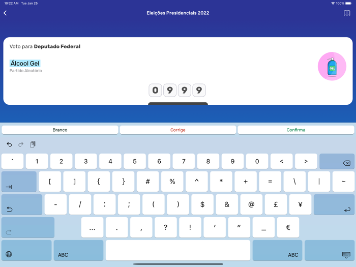 Urna Eletrônica - Simulador