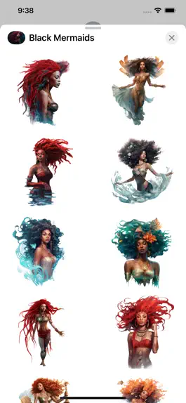 Game screenshot Black Mermaid Stickers mod apk