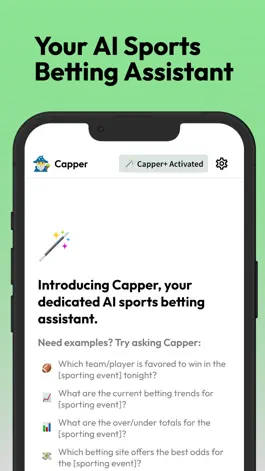 Game screenshot Capper - AI Sports Assistant mod apk
