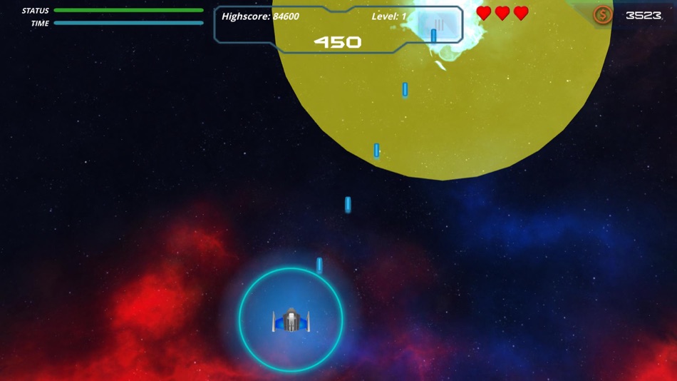 #1. Discharge: space shooter (iOS) De: Inventrix B.V.