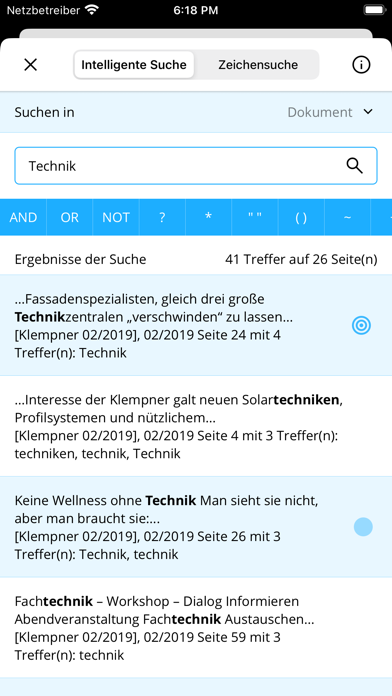 Klempner-Magazin Screenshot