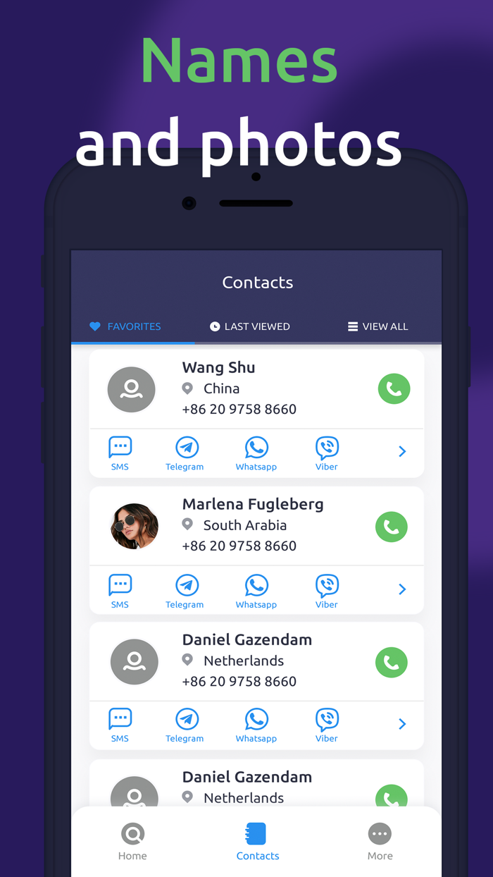 Caller id True number finder