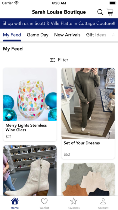Sarah Louise Boutique Screenshot