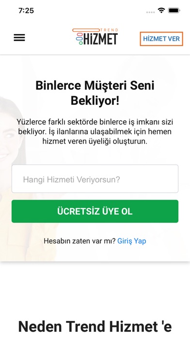 Trend Hizmet Screenshot