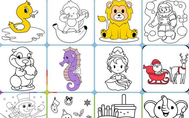 Colouring and drawing for kids Screenshot