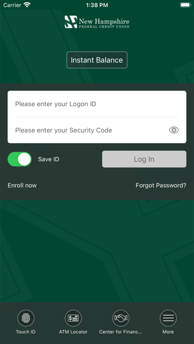 New Hampshire FCU Screenshot