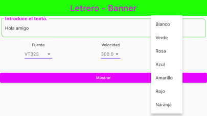 Banner-Letrero Screenshot