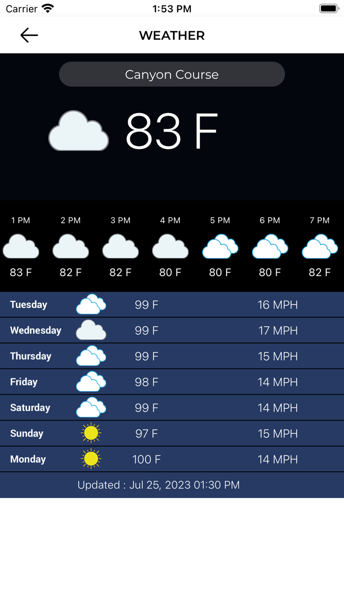 Meadowbrook Canyon Creek GC