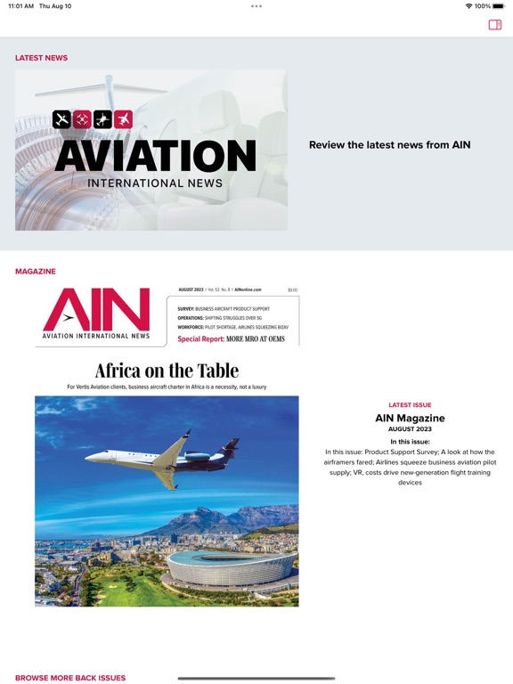 Screenshot #4 pour Aviation International News