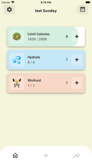 Consistently: Healthy Habits Screenshot