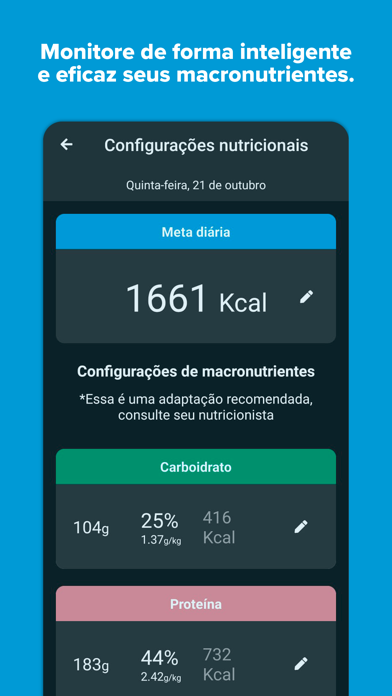 Growth - Dieta e Treino Screenshot