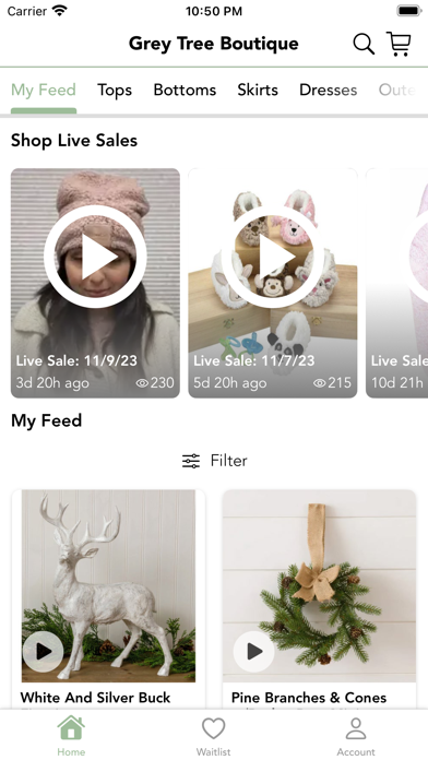 Grey Tree Boutique Screenshot