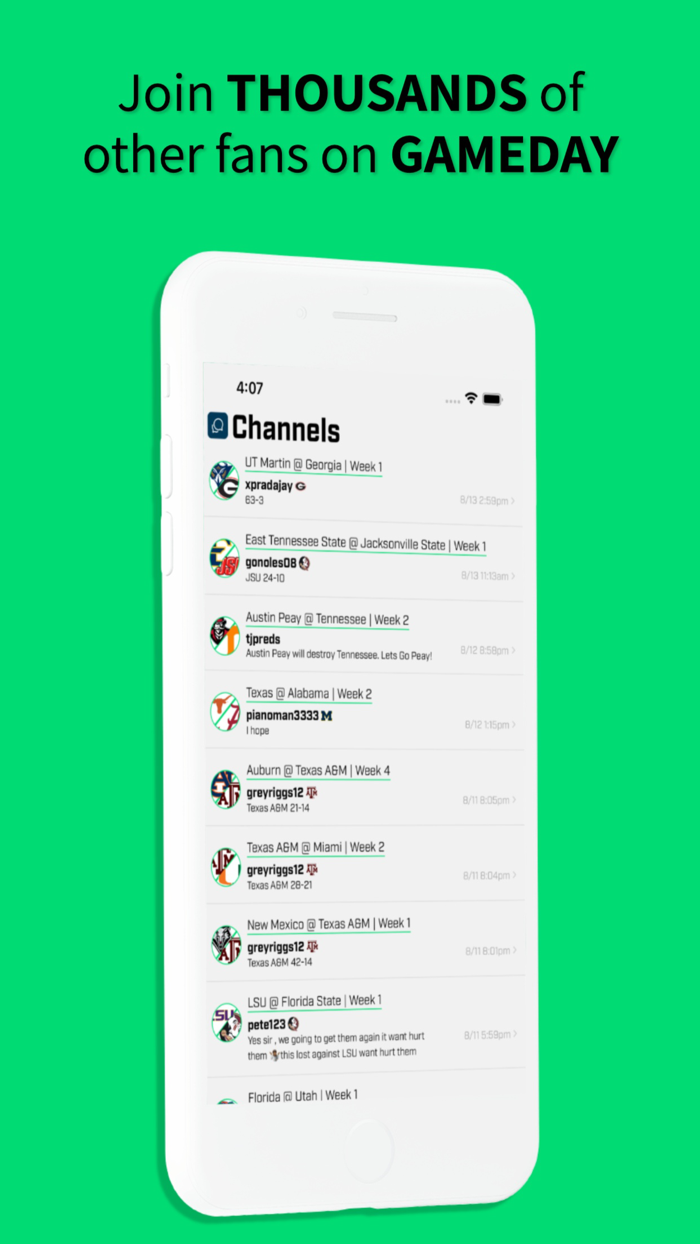 Ranked College Sports