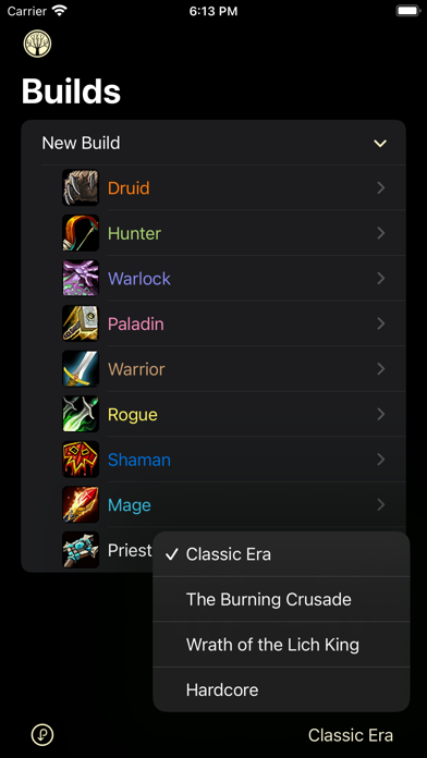 Screenshot #1 pour WoW Classic Talent Calculator