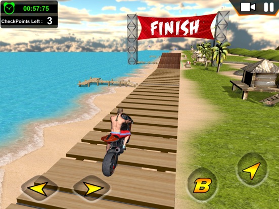 Screenshot #6 pour Cascades de moto sur la plage