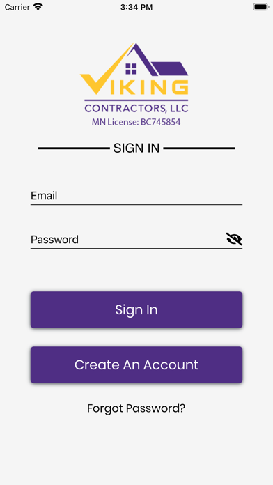 Viking Contractors, LLC Screenshot