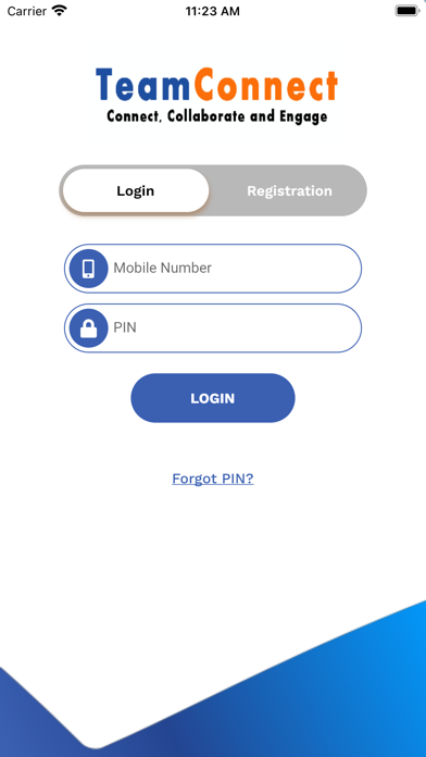 TeamConnect App Screenshot