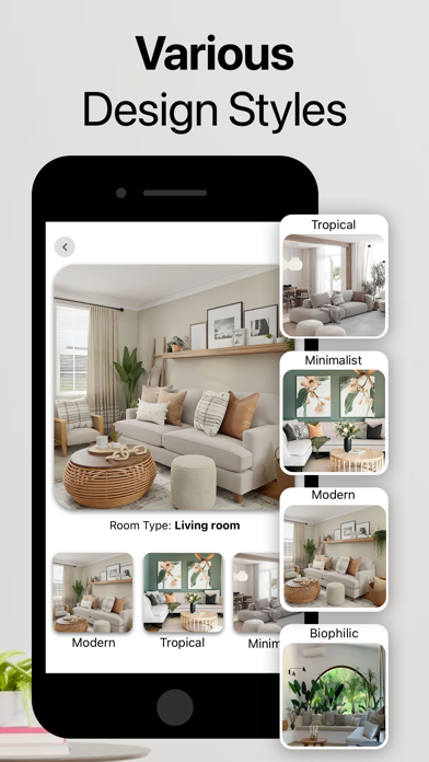 Interior AI Room Design Home Screenshot