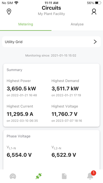 Energy Optimiser Screenshot