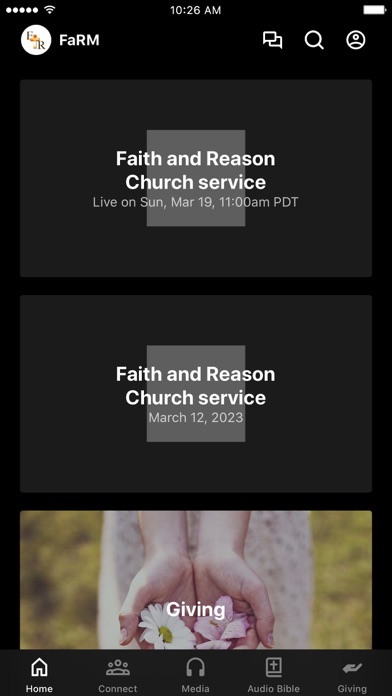 Faith & Reason Ministries Inc. Screenshot