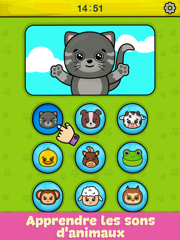 Screenshot #5 pour Jeux animaux pour enfant, bebe