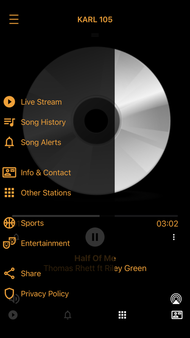 Marshall Radio Screenshot