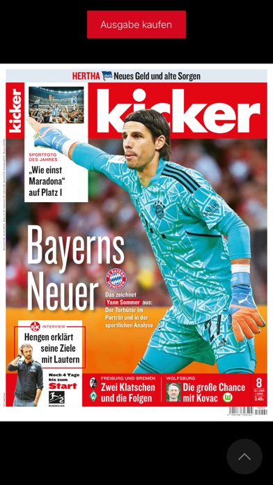 kicker eMagazine Screenshot