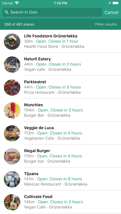 Vegan Norway Screenshot