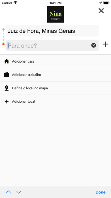 Nina - Passageiro Screenshot