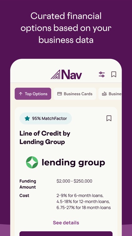 Nav Business Financial Health