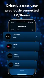 tv remote: smart remote for tv iphone screenshot 3