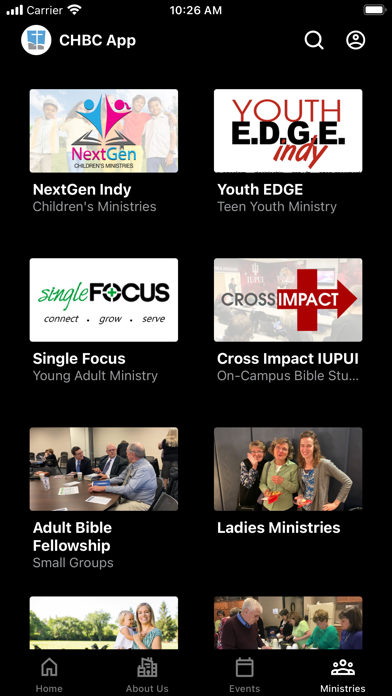 CHBC Church App Screenshot