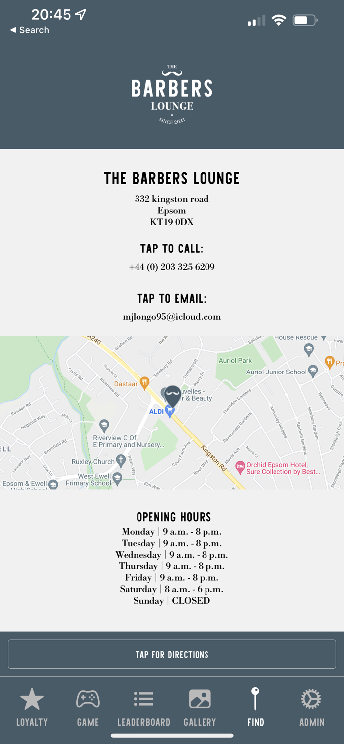 The Barbers Lounge Epsom