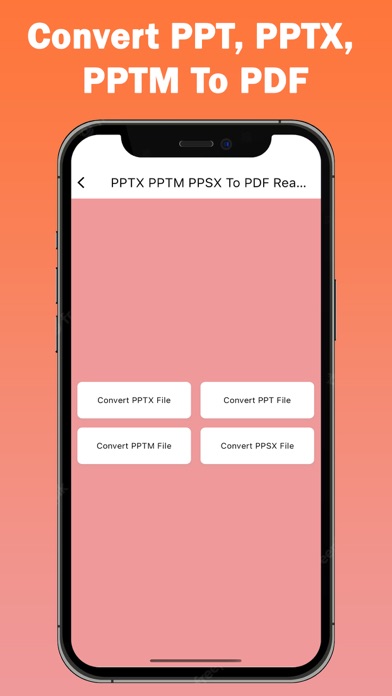 PPTX PPT PPTM To PDF Reader Screenshot