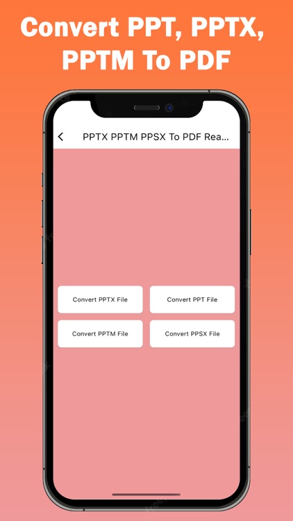 PPTX PPT PPTM To PDF Reader