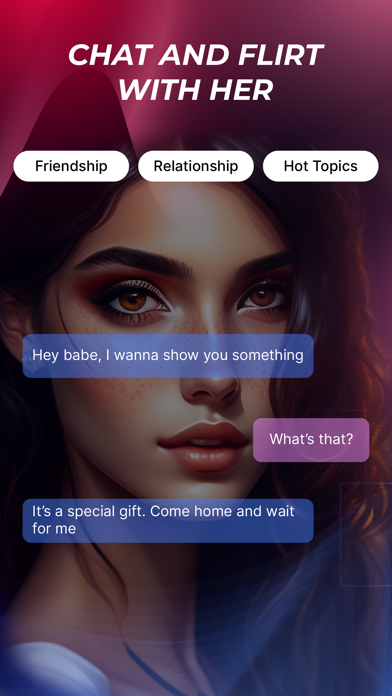 Screenshot #2 pour AiGirl, Virtual Friend Chatbot